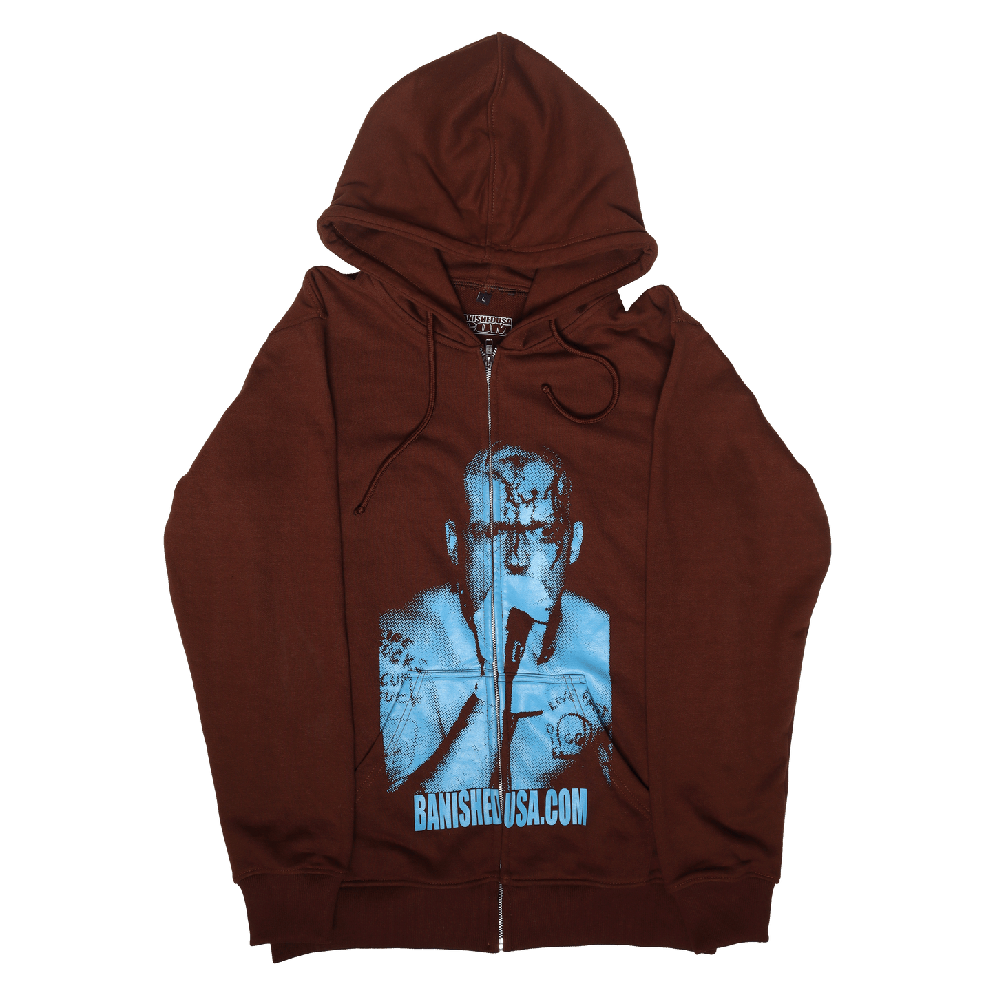 GG Allin Hoodie Brown