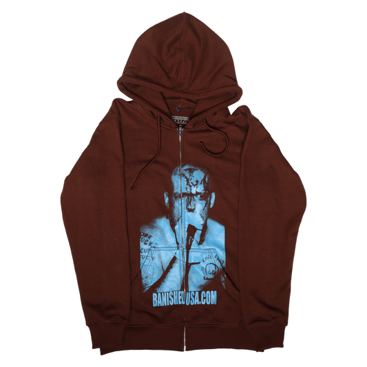 GG Allin Hoodie Brown