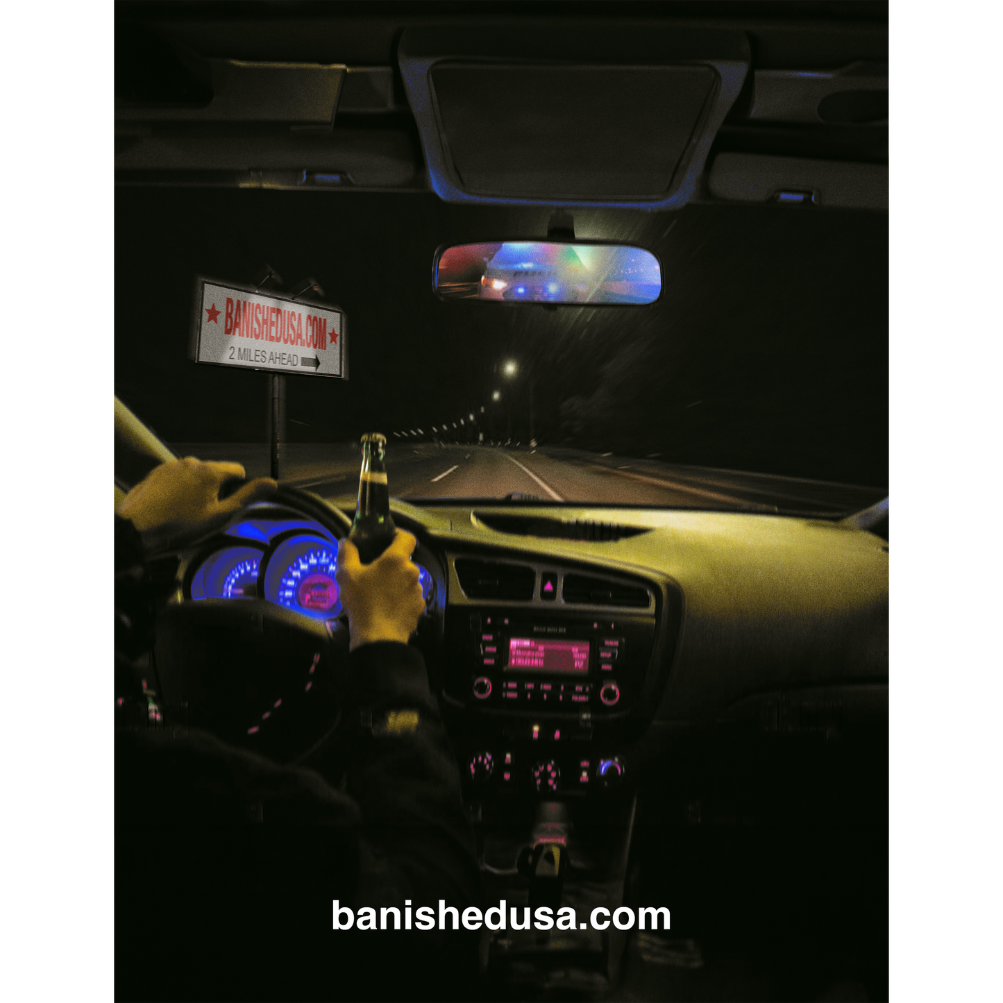 Nighttime Driver Poster